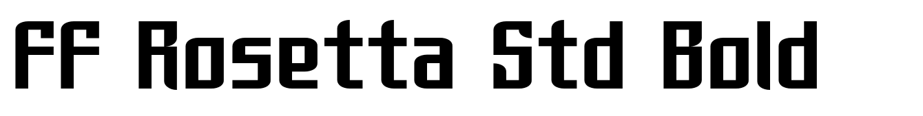 FF Rosetta Std Bold